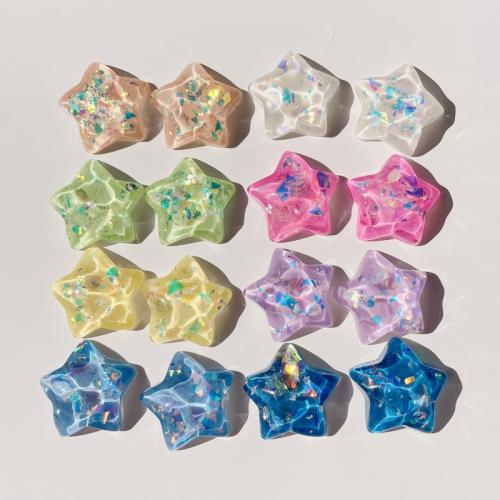 Mobile Phone DIY Decoration, Resin, gold color plated, more colors for choice, 22mm, 10PCs/Bag, Sold By Bag