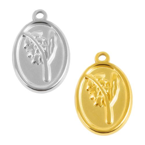 Edelstahl Schmuck Anhänger, 304 Edelstahl, plattiert, DIY, keine, 10PCs/Tasche, verkauft von Tasche