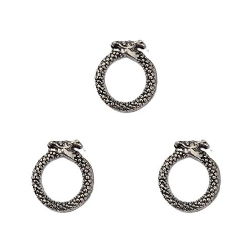 Подвески из цинкового сплава, цинковый сплав, Дракон, плакированный цветом под старое серебро, DIY, 11x13x7mm, 200ПК/сумка, продается сумка