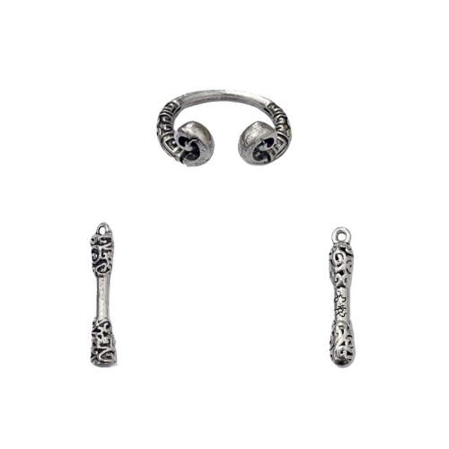 Подвески из цинкового сплава, цинковый сплав, плакированный цветом под старое серебро, DIY & разные стили для выбора, 100ПК/сумка, продается сумка