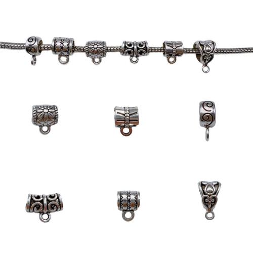 Zink-Aluminium-Anhänger, Zinklegierung, plattiert, Vintage & DIY & verschiedene Stile für Wahl, 100PCs/Tasche, verkauft von Tasche