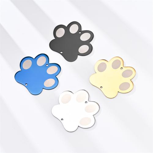 Stainless Steel Tag Charm, 304 Stainless Steel, gold color plated, DIY & laser pattern, more colors for choice, 55x50x1.50mm, Hole:Approx 1mm, Sold By PC