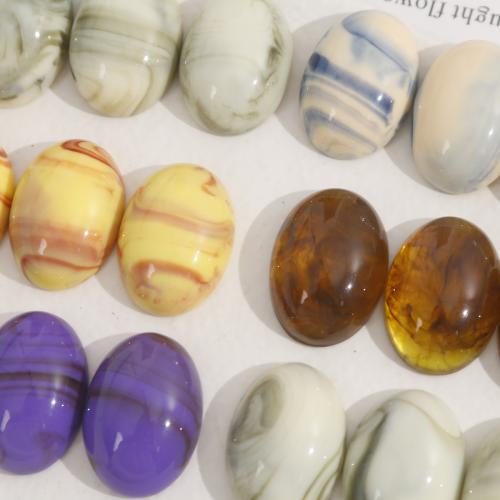 WeiseharzCabochons, Harz, poliert, DIY, keine, 25x18mm, 10PCs/Tasche, verkauft von Tasche