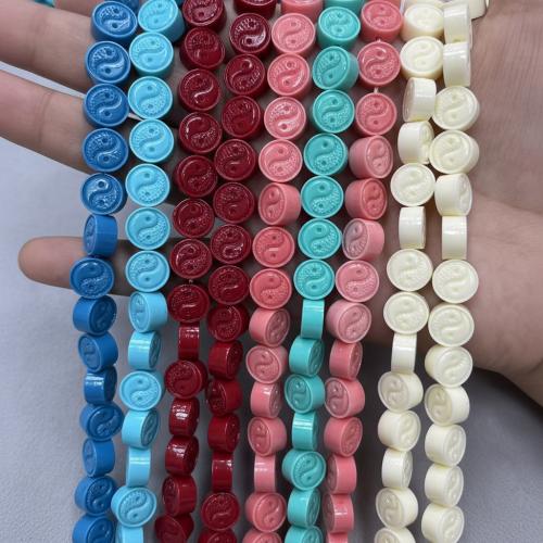 Shell Powder Бусины, DIY, Много цветов для выбора, 10mm, 100ПК/сумка, продается сумка