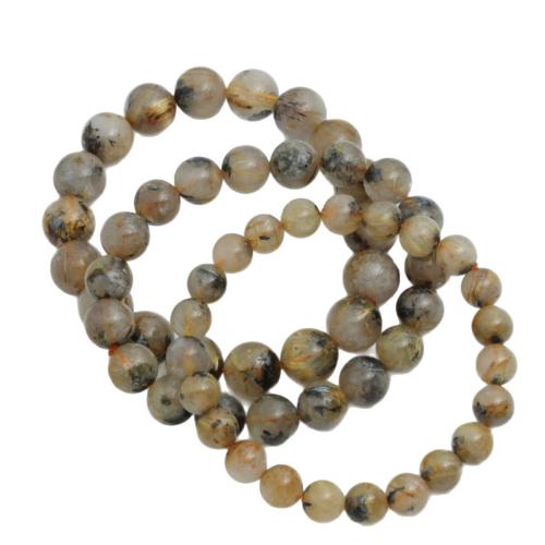 Edelstein Armbänder, Modeschmuck, gemischte Farben, Länge:ca. 21 cm, verkauft von PC