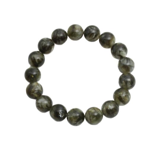 Edelstein Armbänder, Smaragd, Modeschmuck, gemischte Farben, Länge:ca. 21 cm, verkauft von PC