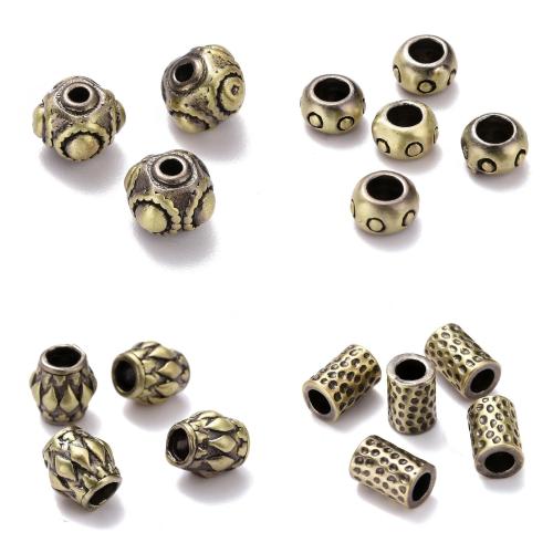 Латунные ювелирные бусины, Латунь, Другое покрытие, DIY, Много цветов для выбора, не содержит никель, свинец, 20ПК/сумка, продается сумка