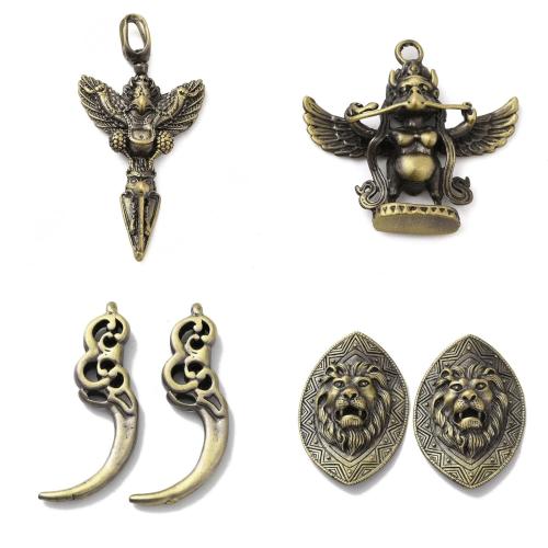 Латунные ювелирные кулоны, Латунь, Другое покрытие, DIY, Много цветов для выбора, не содержит никель, свинец, 20ПК/сумка, продается сумка