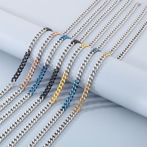 Edelstahl Schmucksets, Armband & Halskette, 304 Edelstahl, goldfarben plattiert, Modeschmuck, keine, verkauft von PC