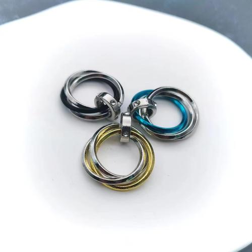 Zink Legierung Strass Anhänger, Zinklegierung, Kreisring, plattiert, DIY & mit Strass, keine, 20x20mm, verkauft von PC