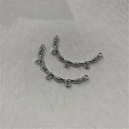 Tibetan Style Connector, plated, DIY, 62x10mm, Sold By PC