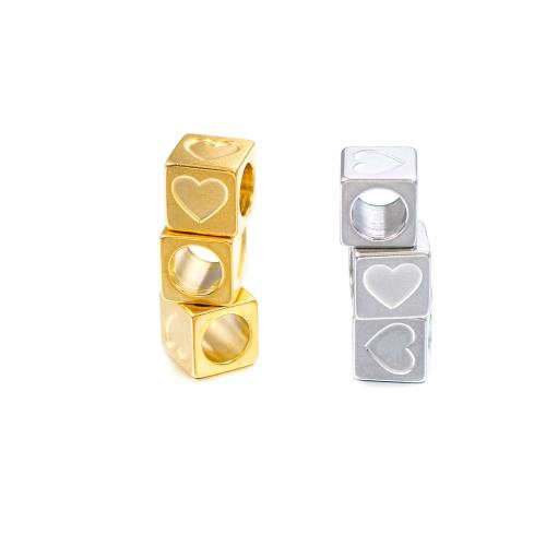 Edelstahl-Beads, 304 Edelstahl, goldfarben plattiert, DIY, keine, 9PCs/Tasche, verkauft von Tasche