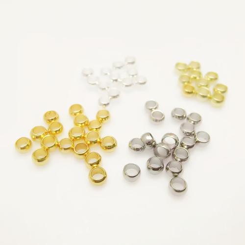 Messing Positionierung Bead, plattiert, DIY & verschiedene Größen vorhanden, keine, verkauft von PC