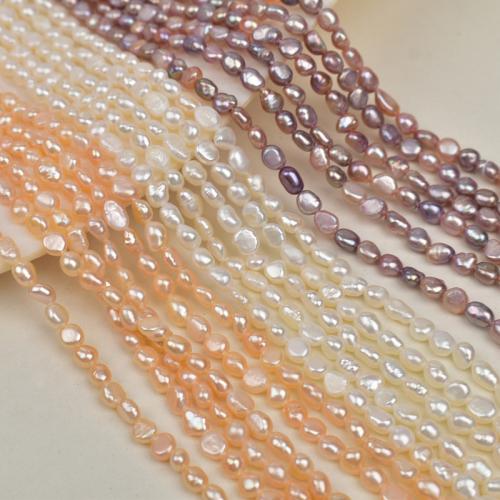 Бусины из пресноводного культивированного жемчуга Кейши, Пресноводные жемчуги, Стиль Барокко, DIY, Много цветов для выбора, 4-5mm, Продан через 36 см Strand