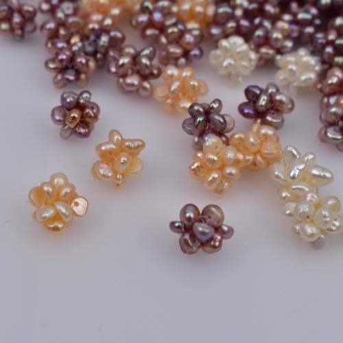 Ball Cluster Cultured Pearl Beads, perle d'eau douce cultivée, Irrégulière, DIY, plus de couleurs à choisir, 8-14mm, Vendu par PC
