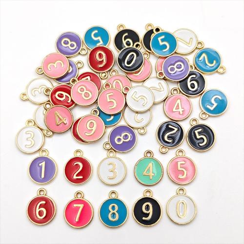 Zinklegierung Buchstaben Anhänger, Alphabet-Buchstabe, plattiert, DIY & Emaille, keine, 14.50x12x2mm, verkauft von PC