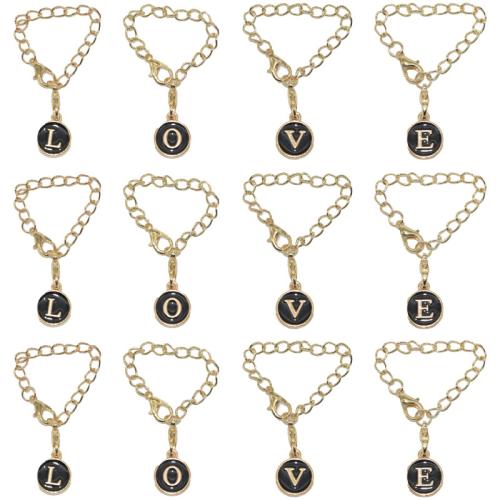 цинковый сплав Декоративные цепи, плакирован золотом, DIY & различные модели для выбора & эмаль, Много цветов для выбора, продается PC