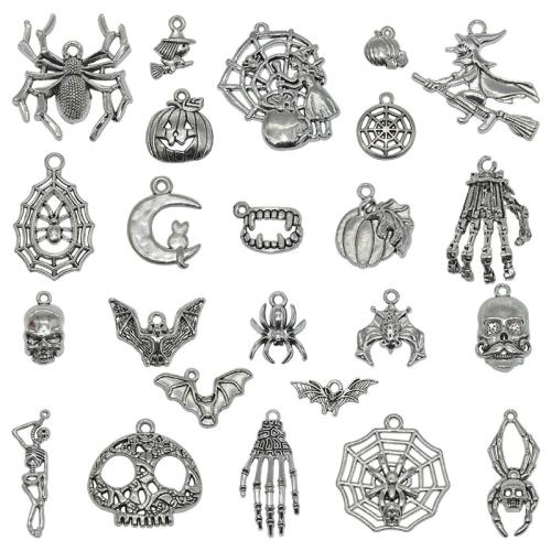 Zink-Aluminium-Anhänger, Zinklegierung, antik silberfarben plattiert, DIY & verschiedene Stile für Wahl, verkauft von PC