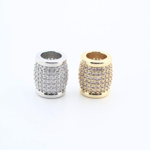 Befestigte Zirkonia Perlen, Messing, plattiert, DIY & Micro pave Zirkonia, keine, 16x14x14mm, verkauft von PC