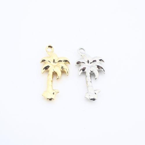 Messing Schmuck Anhänger, Palm Tree, plattiert, DIY, keine, 25x12x3mm, verkauft von PC