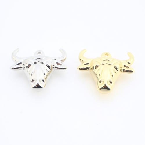 Messing Schmuck Anhänger, plattiert, DIY, keine, 24x26x10mm, verkauft von PC