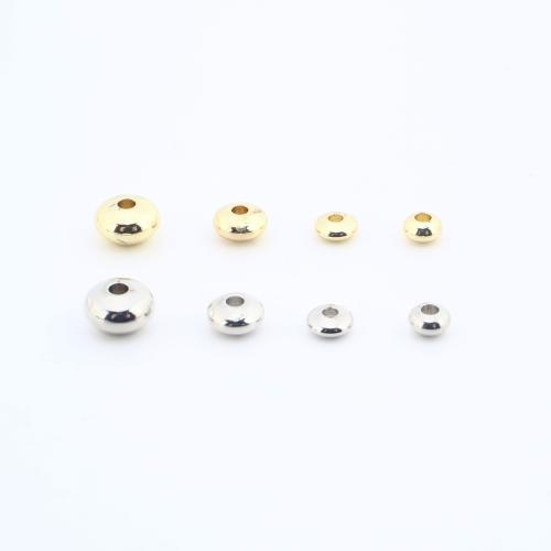 Brass Spacer Beads, plated, DIY, more colors for choice, nickel, lead & cadmium free, 4x7x7mm, Sold By PC