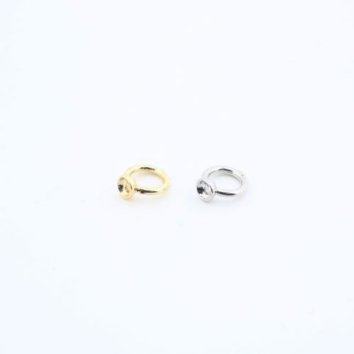 Apprêts pendentifs en laiton, Placage, DIY, plus de couleurs à choisir, protéger l'environnement, sans nickel, plomb et cadmium, 9x8x4mm, Vendu par PC