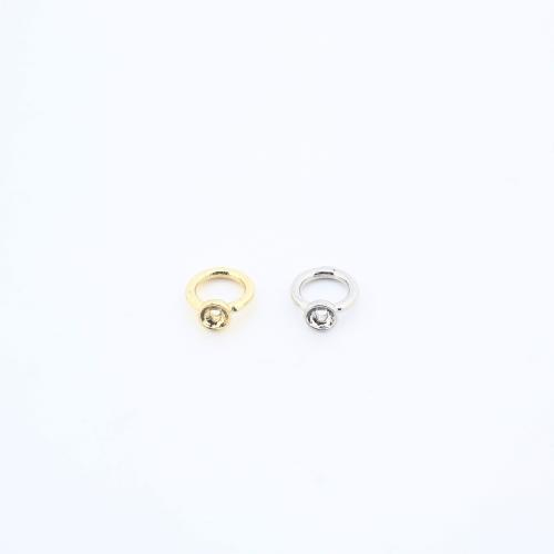 Apprêts pendentifs en laiton, Placage, DIY, plus de couleurs à choisir, protéger l'environnement, sans nickel, plomb et cadmium, 5x5x1mm, Vendu par PC