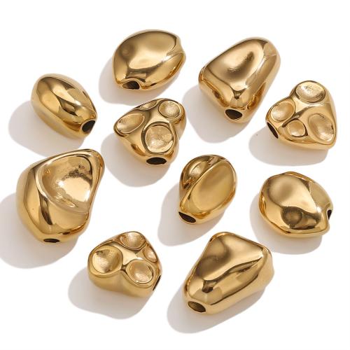 Edelstahl-Beads, 304 Edelstahl, plattiert, DIY, keine, 10PCs/Tasche, verkauft von Tasche