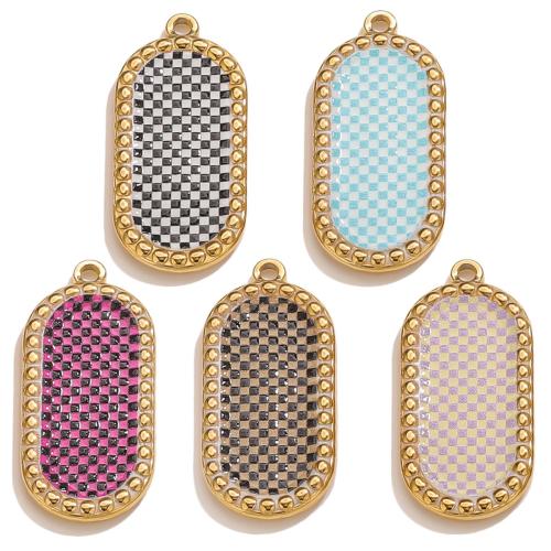 Bijoux pendentifs en acier inoxydable , Acier inoxydable 304, Placage, DIY & émail, plus de couleurs à choisir, 10PC/sac, Vendu par sac