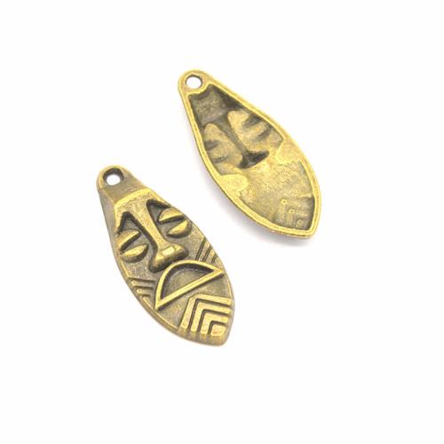 Pendentifs en alliage de zinc, Placage, DIY, plus de couleurs à choisir, 40x15mm, Vendu par PC