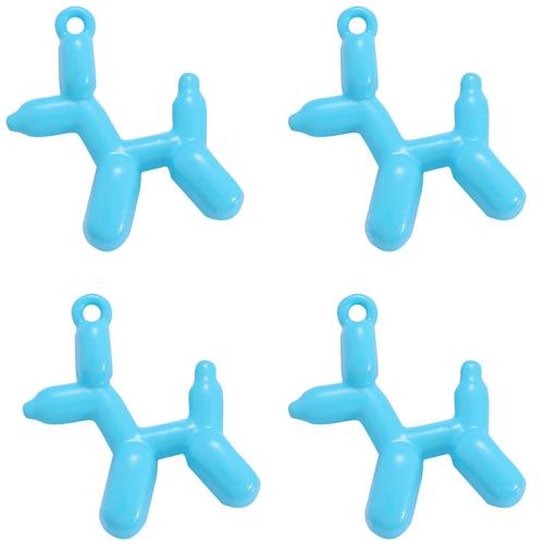 Pendentifs animaux en alliage de zinc, chien, peinture, DIY, plus de couleurs à choisir, 19x15mm, Vendu par PC