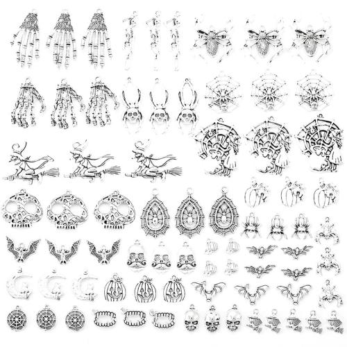 Fashion Halloween Pendant, Tibetan Style, antique silver color plated, Halloween Design & DIY & different styles for choice, Sold By PC