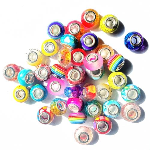 Resin Jewelry Beads, DIY, more colors for choice, 14x9mm, Sold By PC