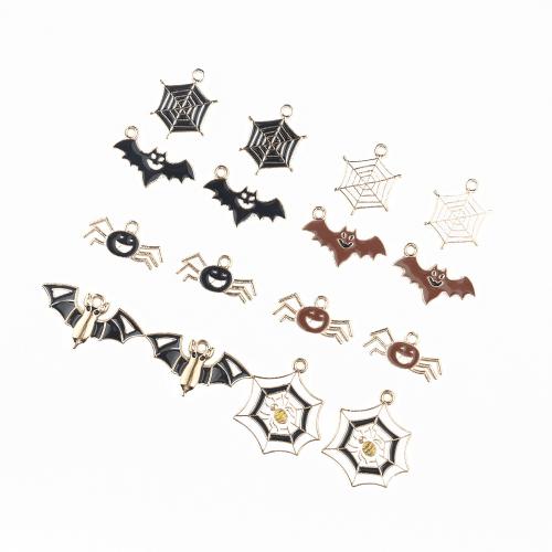 Fashion Halloween Pendant, Tibetan Style, plated, Halloween Design & DIY & different styles for choice & enamel, 10PCs/Bag, Sold By Bag