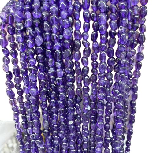 Natürliche Amethyst Perlen, DIY, violett, 5x8mm, verkauft per 38 cm Strang