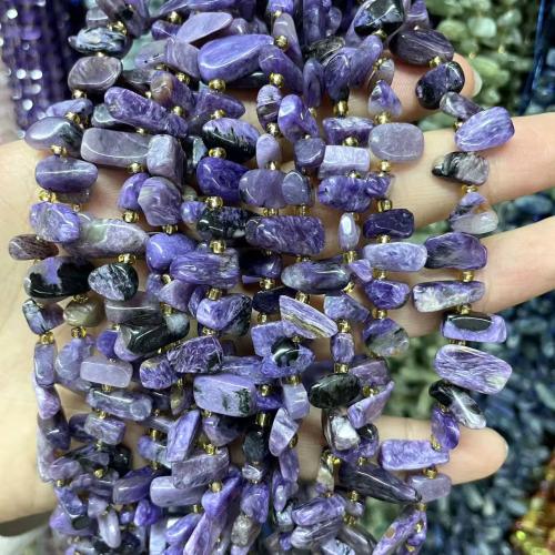 Natural Charoite Beads, DIY, mixed colors, 10-15MM, Sold Per 38 cm Strand