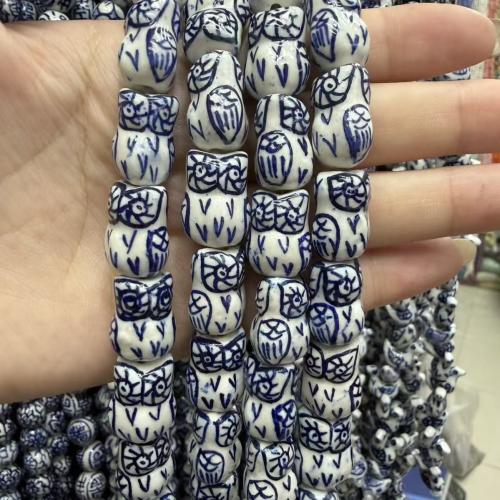 Porcelain Jewelry Beads, hand drawing, DIY, more colors for choice, Sold By PC