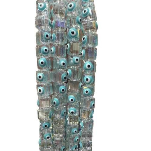 Böser Blick Lampwork Perlen, Handzeichnung, DIY & Emaille, keine, 7x9mm, 20PCs/Tasche, verkauft von Tasche