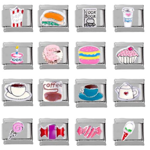 Stainless Steel Bracelet Finding, 304 Stainless Steel, DIY & different designs for choice & enamel, 10x9x5mm, 5PCs/Bag, Sold By Bag