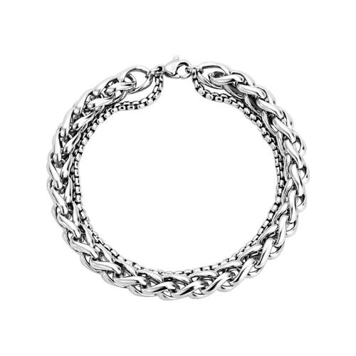 alliage de zinc bracelet, unisexe & styles différents pour le choix, Longueur:Environ 7-7.5 pouce, Vendu par PC
