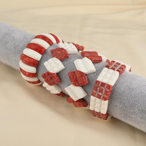 Grass Coral Bracelet, fashion jewelry, mixed colors, Sold By PC