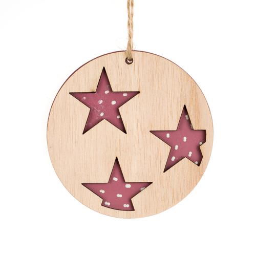 Wood Christmas Tree Decoration, different styles for choice & hollow, 100x100x8mm, Sold By PC