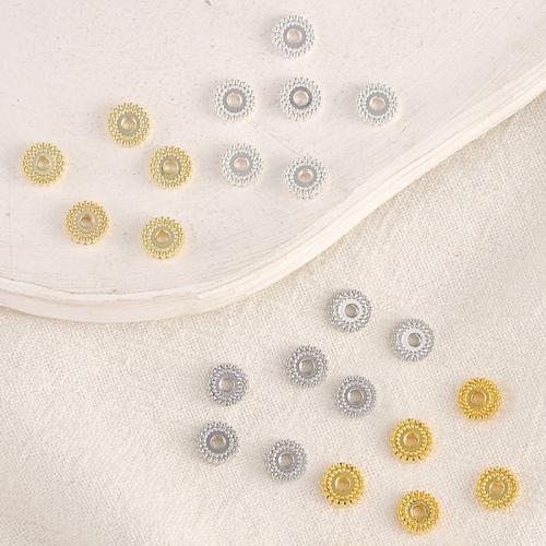 Brass Spacer Beads, Tibetan Style, Rondelle, plated, DIY & different size for choice, more colors for choice, 100PCs/Bag, Sold By Bag