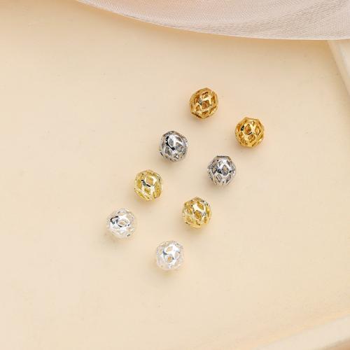 Brass Spacer Beads, plated, DIY & different size for choice & hollow, more colors for choice, 100PCs/Bag, Sold By Bag