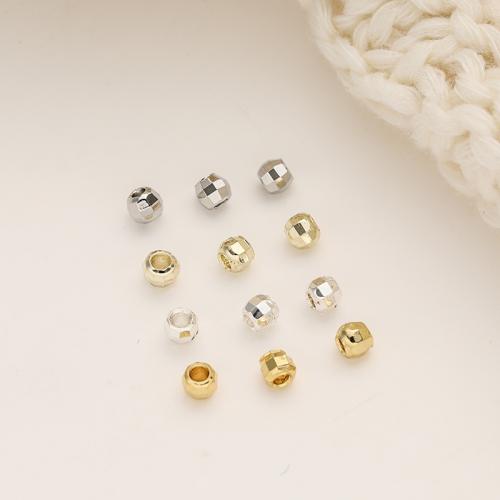 Brass Spacer Beads, plated, DIY & different size for choice, more colors for choice, 100PCs/Bag, Sold By Bag