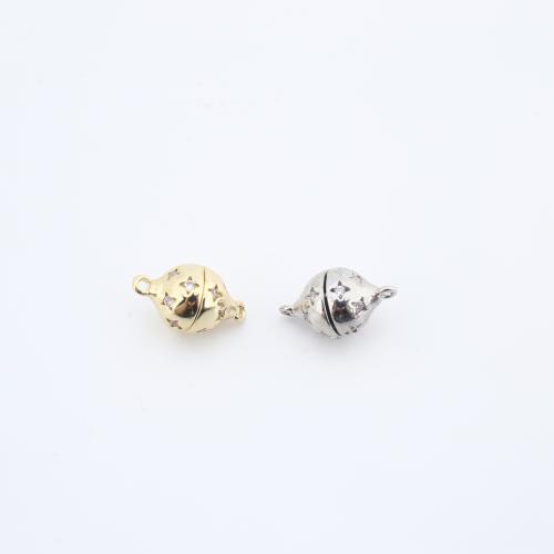 Cubic Zirconia Micro Pave Brass Pendant, plated, DIY & micro pave cubic zirconia, more colors for choice, nickel, lead & cadmium free, 14x13x13mm, Sold By PC