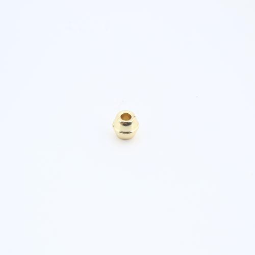 Brass Spacer Beads, plated, DIY, golden, nickel, lead & cadmium free, 5x6x6mm, Sold By PC