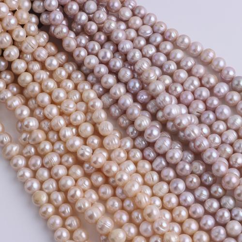 Natural Freshwater Pearl Loose Beads, Slightly Round, DIY, more colors for choice, 10-11mm, Sold Per 36 cm Strand