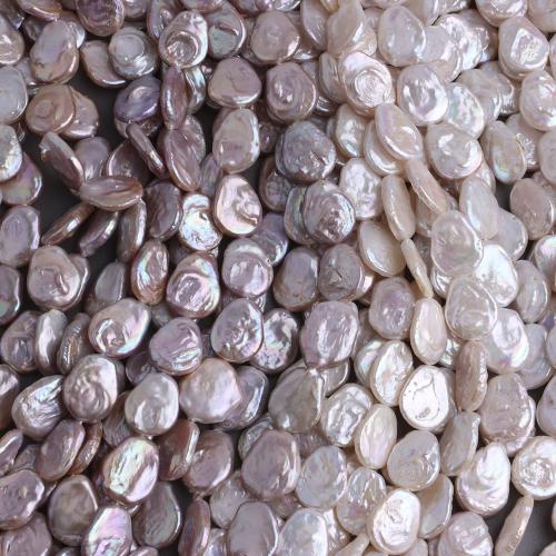 Cultured Button Freshwater Pearl Beads, Baroque, DIY, more colors for choice, 15x20mm, Sold Per 40 cm Strand